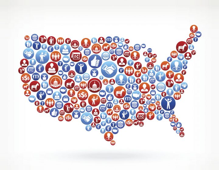 USA Map Voter Targets Speakeasy political ads digital political ads templated ad builder speakeasy digital ads speakeasy political mail speakeasy mail